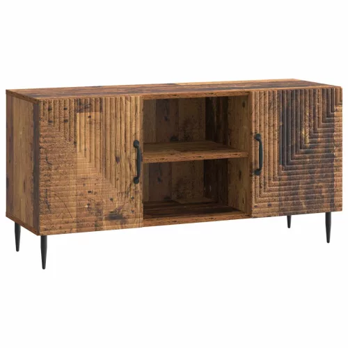 vidaXL TV szekrény Antik Fa 102 x 34,5 x 50 cm Szerelt Fa