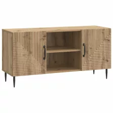   vidaXL TV szekrény Kézműves Tölgy 102 x 34,5 x 50 cm Szerelt Fa