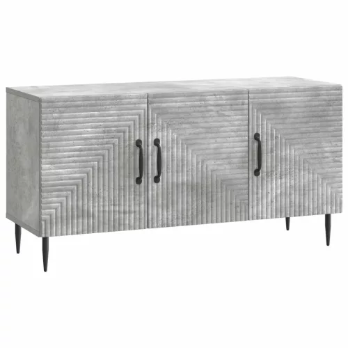 vidaXL TV szekrény Betonszürke 99 x 34,5 x 50 cm Szerelt Fa