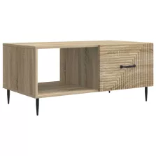   vidaXL Dohányzóasztal Sonoma Tölgy 90 x 50 x 40 cm Szerelt Fa