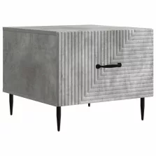   vidaXL Dohányzóasztal fiókkal Betonszürke 49 x 50 x 40 cm Szerelt Fa