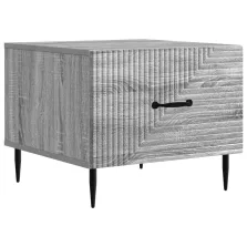   vidaXL Dohányzóasztal fiókkal Szürke Sonoma 49 x 50 x 40 cm Szerelt Fa