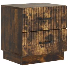   vidaXL Éjjeliszekrény Füstös Tölgy 43 x 34,5 x 44,5 cm Szerelt Fa
