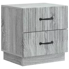   vidaXL Éjjeliszekrény Szürke Sonoma 43 x 34,5 x 44,5 cm Szerelt Fa