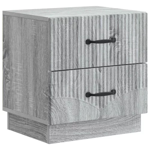 vidaXL Éjjeliszekrény Szürke Sonoma 43 x 34,5 x 44,5 cm Szerelt Fa