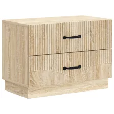   vidaXL Éjjeliszekrény Sonoma Tölgy 62 x 34,5 x 44,5 cm Szerelt Fa