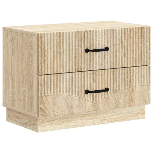 vidaXL Éjjeliszekrény Sonoma Tölgy 62 x 34,5 x 44,5 cm Szerelt Fa