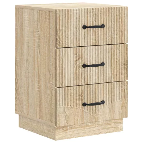vidaXL Éjjeliszekrény Sonoma Tölgy 43 x 41 x 63,5 cm Szerelt Fa