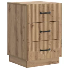   vidaXL Éjjeliszekrény Kézműves Tölgy 43 x 41 x 63,5 cm Szerelt Fa