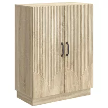 vidaXL Széf Sonoma Tölgy 66 x 34,5 x 87 cm Szerelt Fa