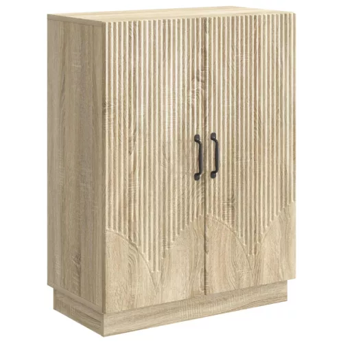 vidaXL Széf Sonoma Tölgy 66 x 34,5 x 87 cm Szerelt Fa