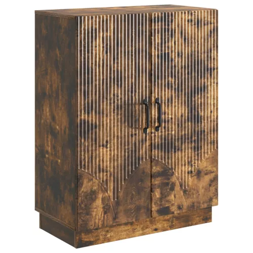 vidaXL Széf Füstös Tölgy 66 x 34,5 x 87 cm Szerelt Fa