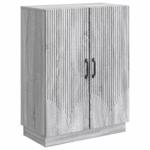 vidaXL Széf Szürke Sonoma 66 x 34,5 x 87 cm Szerelt Fa