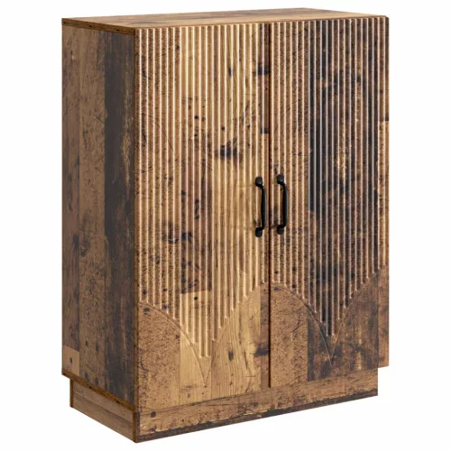 vidaXL Széf Antik Fa 66 x 34,5 x 87 cm Szerelt Fa