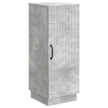 vidaXL Széf Betonszürke 33 x 34,5 x 87 cm Szerelt Fa