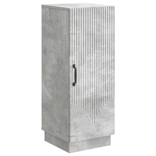 vidaXL Széf Betonszürke 33 x 34,5 x 87 cm Szerelt Fa