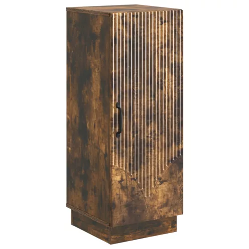 vidaXL Széf Füstös Tölgy 33 x 34,5 x 87 cm Szerelt Fa