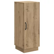 vidaXL Széf Kézműves Tölgy 33 x 34,5 x 87 cm Szerelt Fa