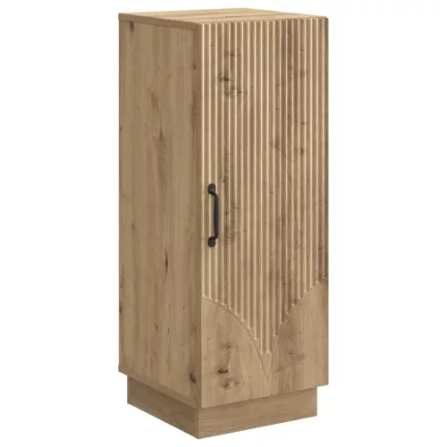 vidaXL Széf Kézműves Tölgy 33 x 34,5 x 87 cm Szerelt Fa