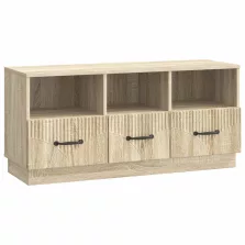  vidaXL TV szekrény fiókkal Sonoma Tölgy 102 x 34,5 x 47 cm Szerelt Fa