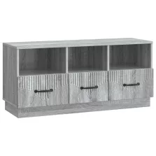   vidaXL TV szekrény fiókkal Szürke Sonoma 102 x 34,5 x 47 cm Szerelt Fa