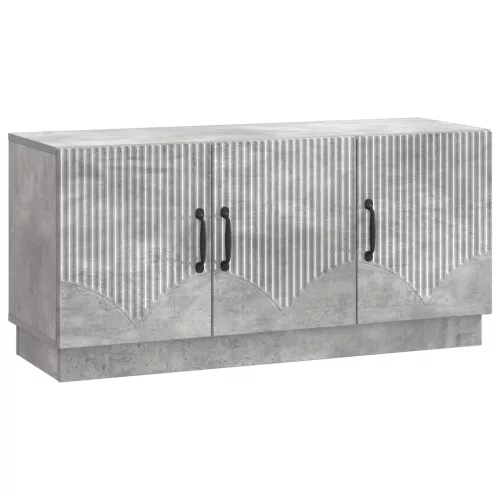 vidaXL TV szekrény Betonszürke 99 x 34,5 x 47 cm Szerelt Fa