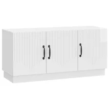   vidaXL TV szekrény Magasfényű Fehér 99 x 34,5 x 47 cm Szerelt Fa