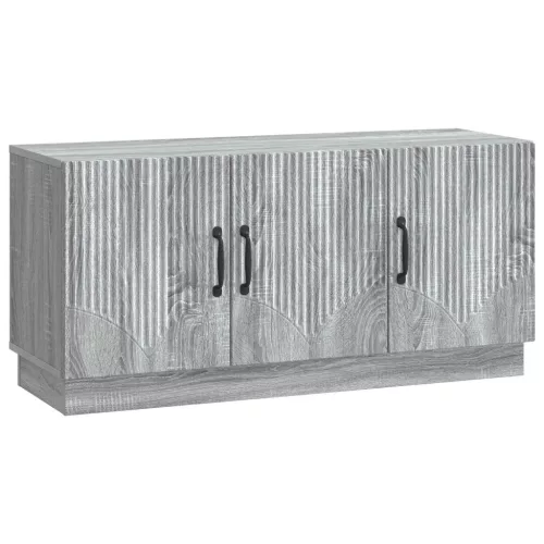 vidaXL TV szekrény Szürke Sonoma 99 x 34,5 x 47 cm Szerelt Fa