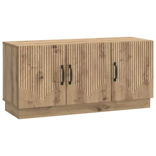 vidaXL TV szekrény Kézműves Tölgy 99 x 34,5 x 47 cm Szerelt Fa