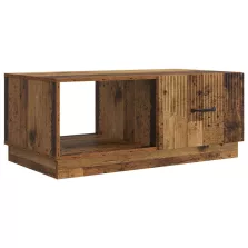 vidaXL Dohányzóasztal Antik Fa 90 x 50 x 37 cm Szerelt Fa