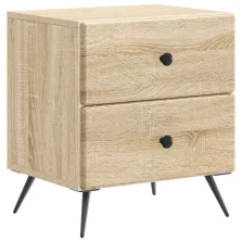   vidaXL Éjjeliszekrény Sonoma Tölgy 43 x 34,5 x 47,5 cm Szerelt Fa
