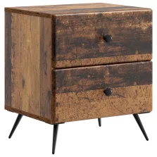   vidaXL Éjjeliszekrény fiókkal Antik Fa 43 x 34,5 x 47,5 cm Szerelt Fa