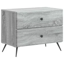   vidaXL Éjjeliszekrény Szürke Sonoma 62 x 34,5 x 47,5 cm Szerelt Fa