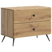   vidaXL Éjjeliszekrény Kézműves Tölgy 62 x 34,5 x 47,5 cm Szerelt Fa