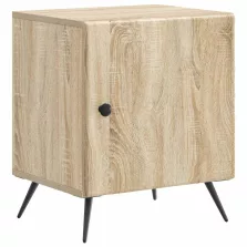   vidaXL Éjjeliszekrény Sonoma Tölgy 43 x 34,5 x 50 cm Szerelt Fa