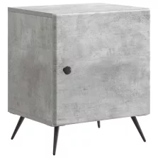   vidaXL Éjjeliszekrény Betonszürke 43 x 34,5 x 50 cm Szerelt Fa