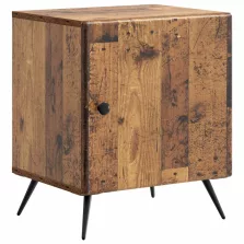  vidaXL Éjjeliszekrény Antik Fa 43 x 34,5 x 50 cm Szerelt Fa