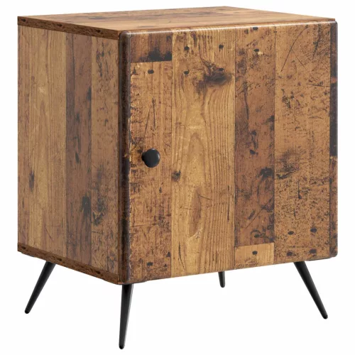vidaXL Éjjeliszekrény Antik Fa 43 x 34,5 x 50 cm Szerelt Fa