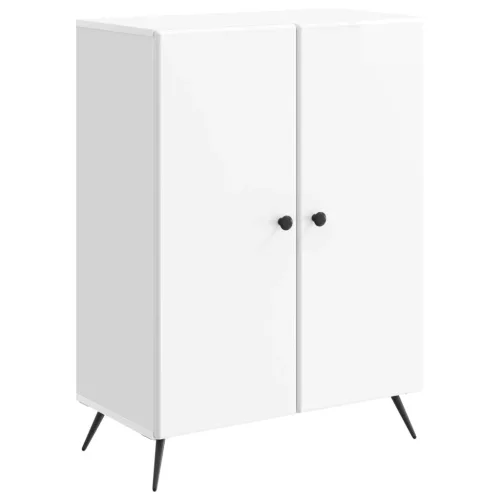 vidaXL Széf Magasfényű Fehér 66 x 34,5 x 90 cm Szerelt Fa