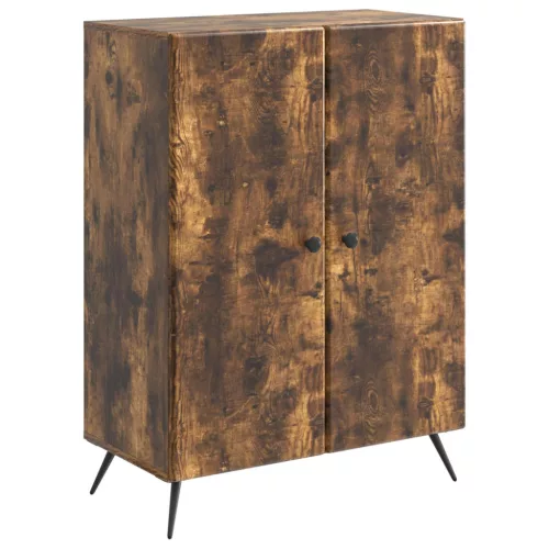 vidaXL Széf Füstös Tölgy 66 x 34,5 x 90 cm Szerelt Fa