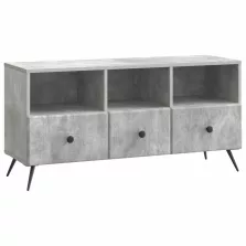   vidaXL TV szekrény fiókkal Betonszürke 102 x 34,5 x 50 cm Szerelt Fa