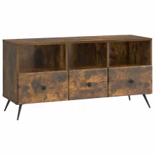   vidaXL TV szekrény fiókkal Füstös Tölgy 102 x 34,5 x 50 cm Szerelt Fa