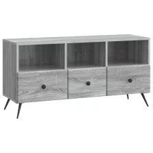   vidaXL TV szekrény fiókkal Szürke Sonoma 102 x 34,5 x 50 cm Szerelt Fa