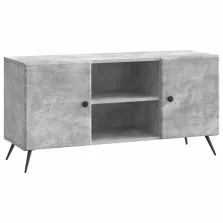   vidaXL TV szekrény Betonszürke 102 x 34,5 x 50 cm Szerelt Fa