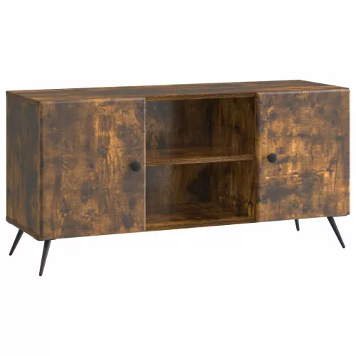 vidaXL TV szekrény Füstös Tölgy 102 x 34,5 x 50 cm Szerelt Fa