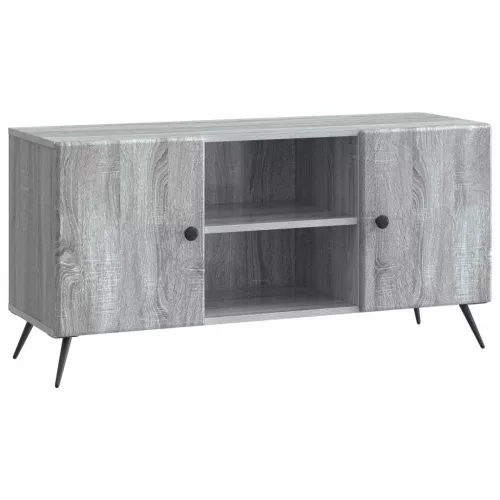 vidaXL TV szekrény Szürke Sonoma 102 x 34,5 x 50 cm Szerelt Fa