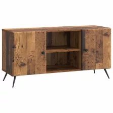 vidaXL TV szekrény Antik Fa 102 x 34,5 x 50 cm Szerelt Fa