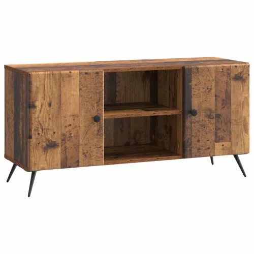 vidaXL TV szekrény Antik Fa 102 x 34,5 x 50 cm Szerelt Fa