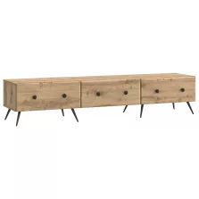   vidaXL TV szekrény Kézműves Tölgy 147 x 34,5 x 30 cm Szerelt Fa