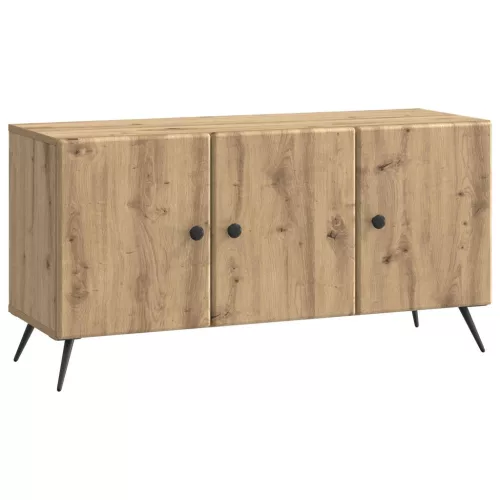 vidaXL TV szekrény Kézműves Tölgy 99 x 34,5 x 50 cm Szerelt Fa